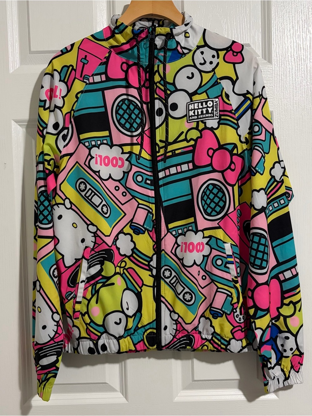 Hello Kitty X ZUMBA Jacket Women’s Size Small Zip Up Lightweight